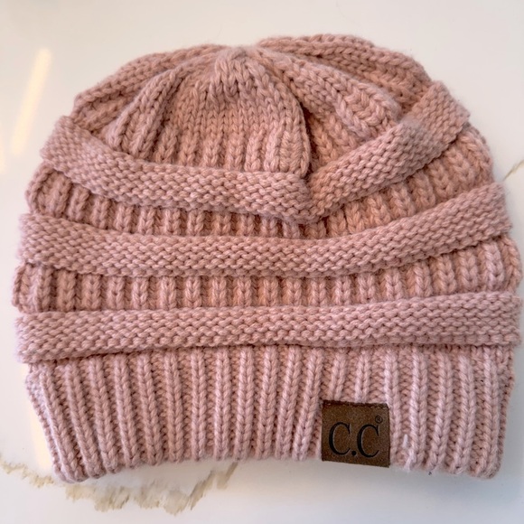C.C Accessories - C.C Pink Knit Beanie